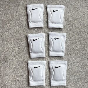 3 pairs of Nike White Women’s Knee Pads
